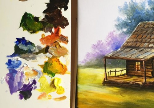 Can house paint be used on canvas?