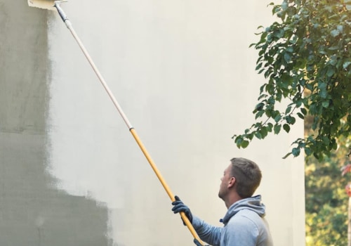 How do you prepare a house for exterior painting?